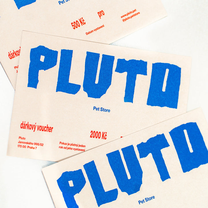 Pluto Dárkový poukaz tištěný