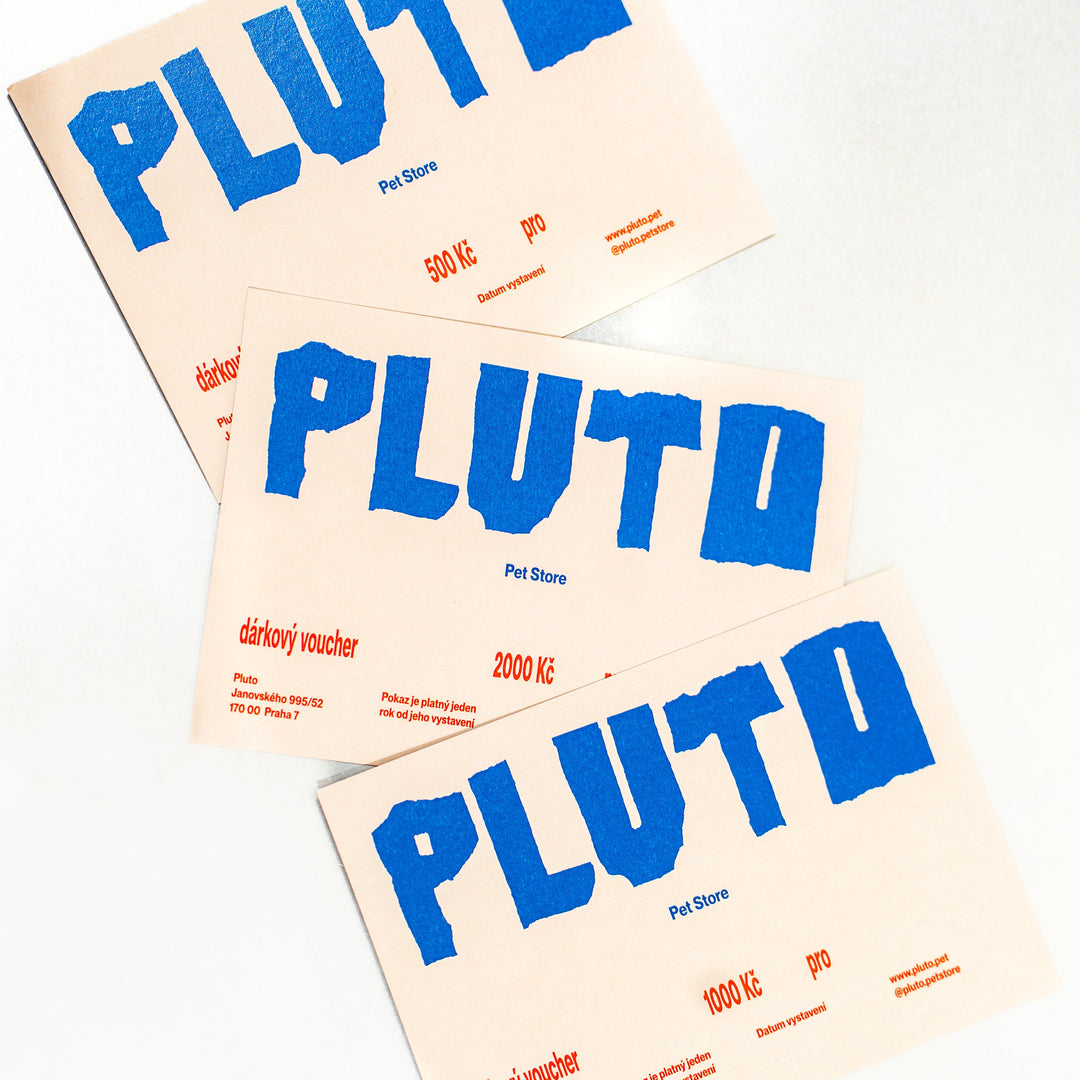 Pluto Dárkový poukaz tištěný