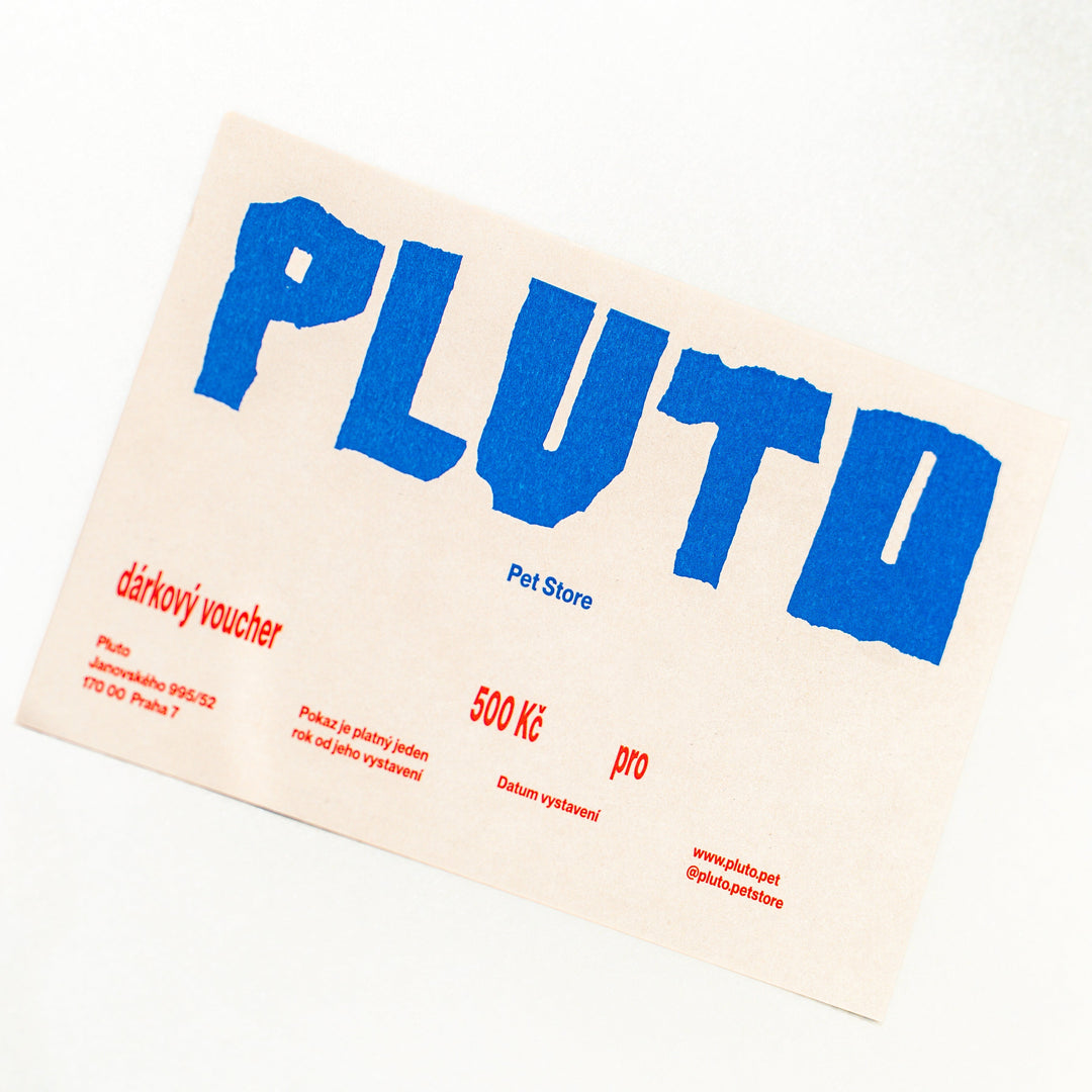 Pluto Dárkový poukaz tištěný