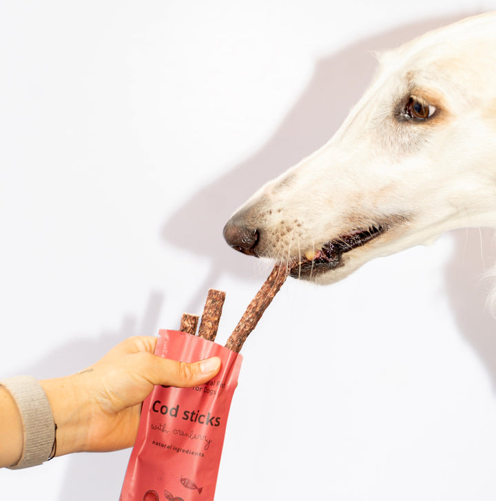 Eli Pet Products Pamlsek Treska a Brusinka