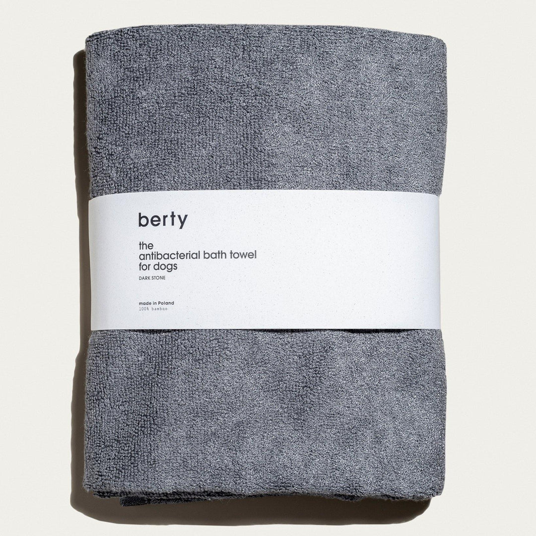 Berty Antibakteriální osuška pro psy Dark Stone