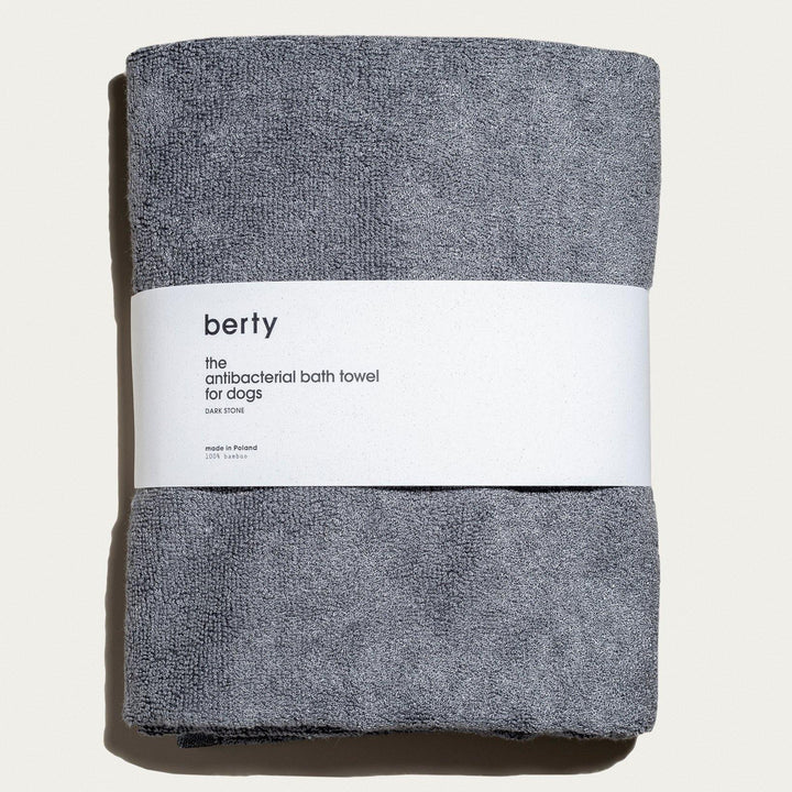 Berty Antibakteriální osuška pro psy Dark Stone