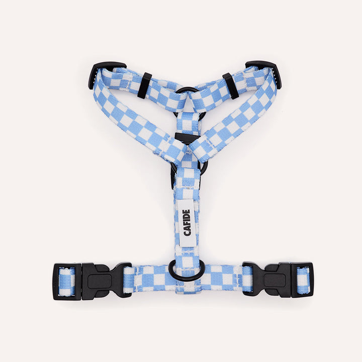 Cafide Recyklovaný postroj Juno Vichy Blue