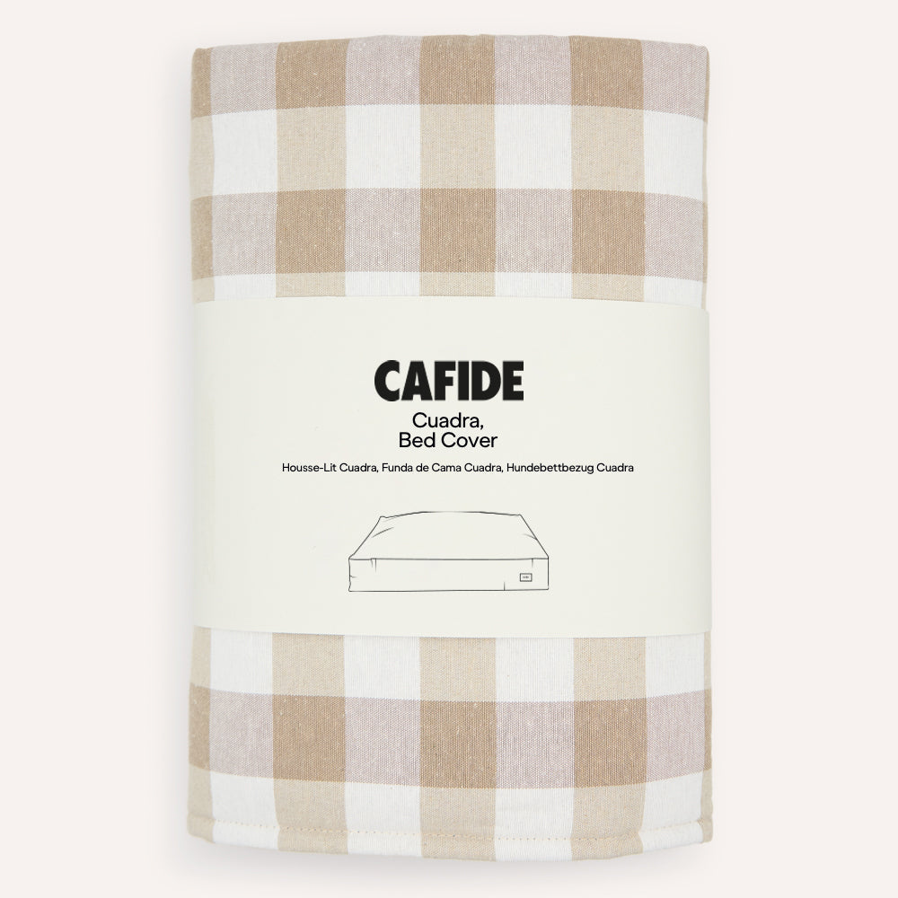 Cafide Potah na pelíšek Cuadra Vichy Beige