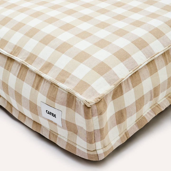 Cafide Potah na pelíšek Cuadra Vichy Beige