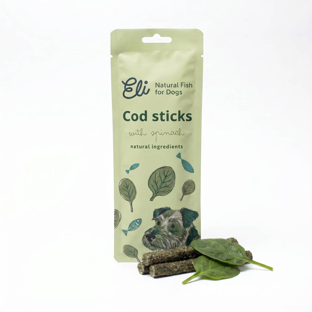 Eli Pet Products Pamlsek Treska a Špenát