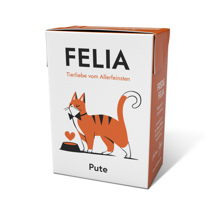 Fred&Felia Konzerva pro kočky Krůta