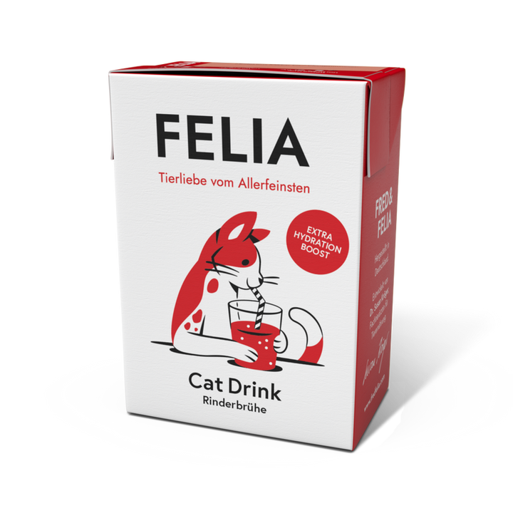 Fred&Felia Vývar pro kočky Hovězí