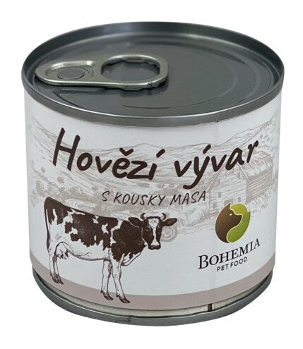 Bohemia Konzerva Hovězí vývar s kousky masa