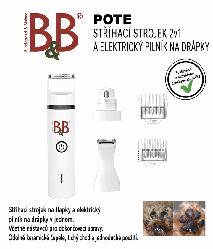 B&B Zastřihávač a bruska na drápky 2v1