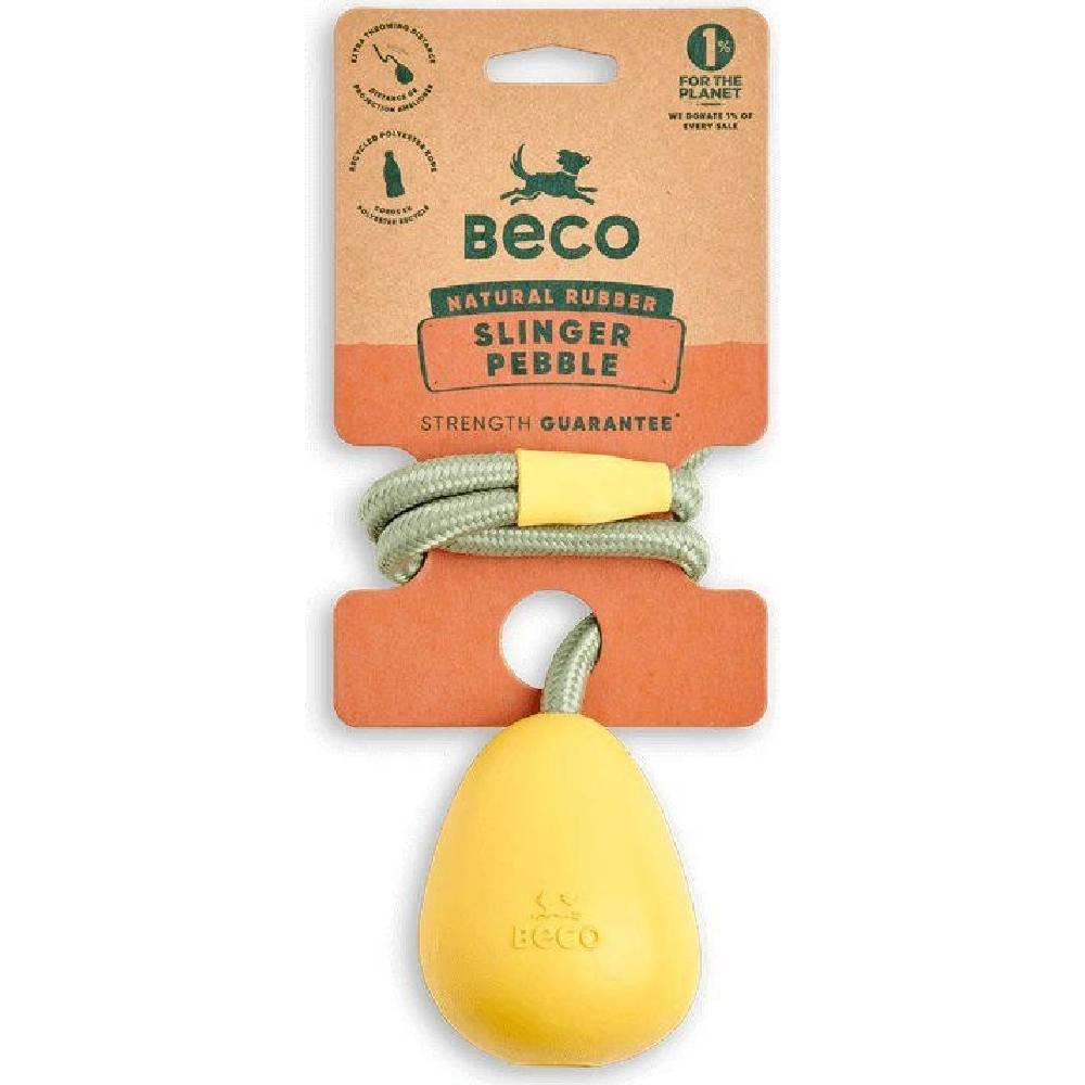 Beco Hračka Slinger Pebble Žlutá