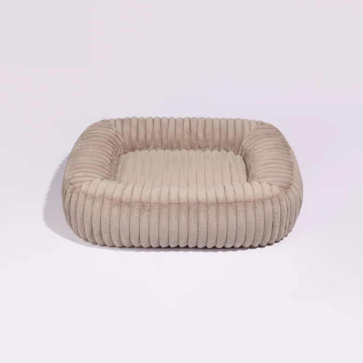 Pillow Villa Manšestrový pelíšek Pebble Taupe