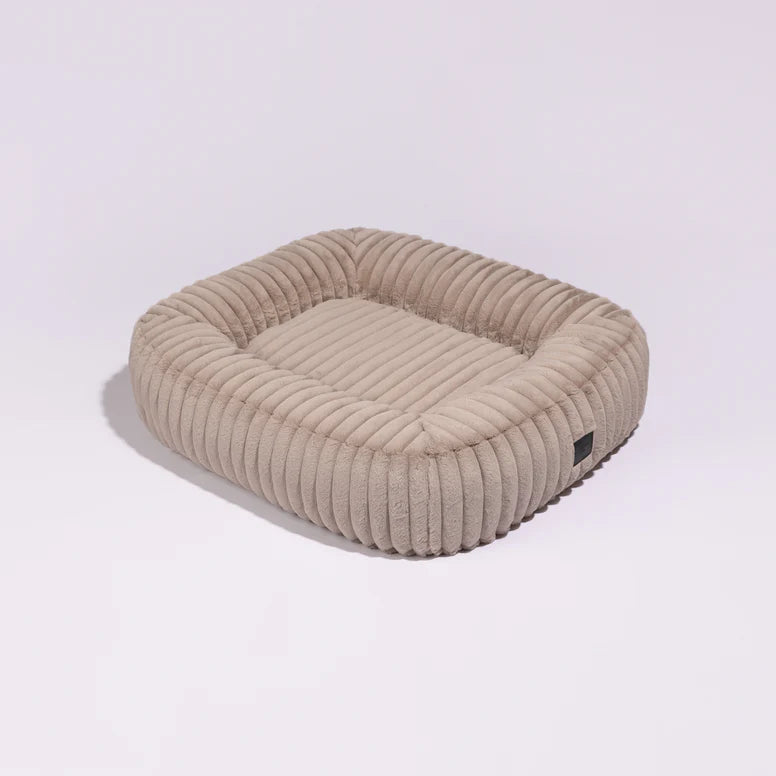 Pillow Villa Manšestrový pelíšek Pebble Taupe