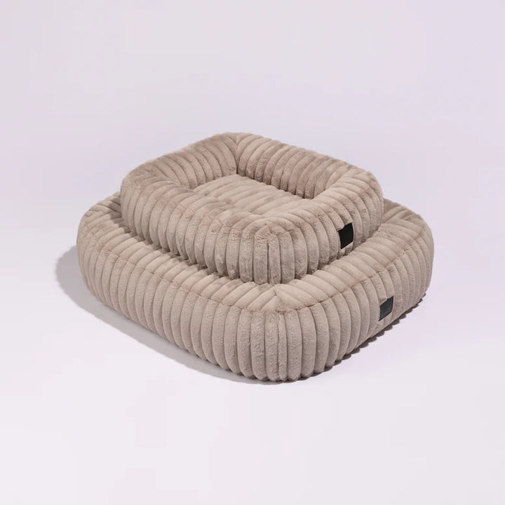 Pillow Villa Manšestrový pelíšek Pebble Taupe